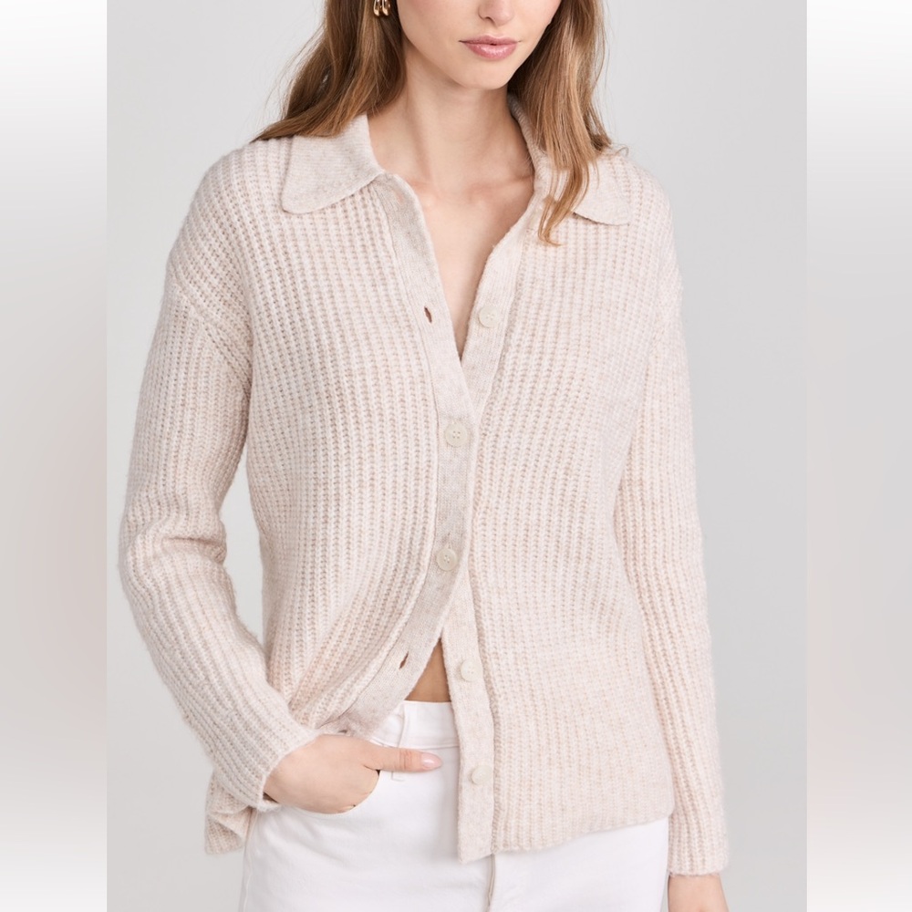 Z Supply Soft Beige Button-Up Cardigan
